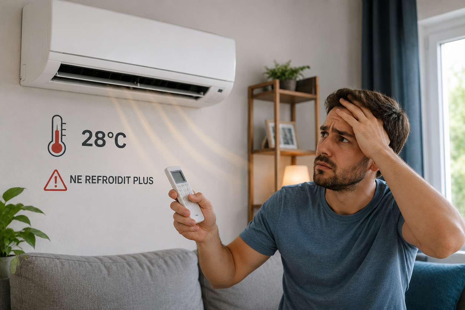Climatisation qui ne refroidit plus